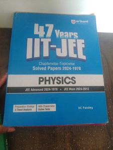 47 YEARS IIT-JEE PYQ Set (2024-1978)
