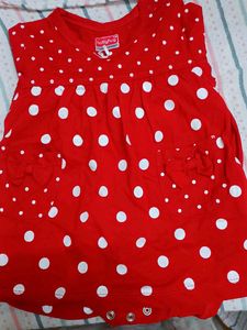Red Polka Dot Baby Dress