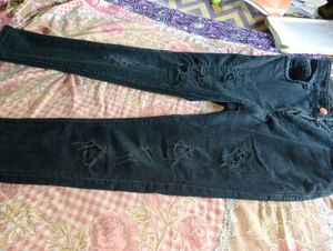 Ripped Black Jeans
