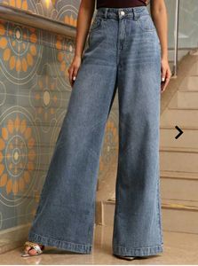 Shein Wide Leg Denim Jeans