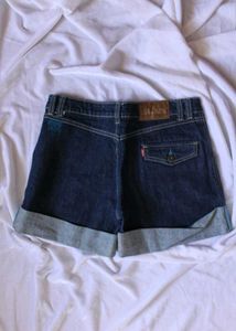 Levi&#39;s Cuffed Denim Shorts