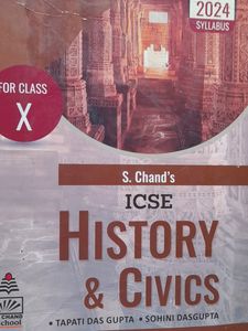 Class 10 , ICSE History &amp; Civics Book