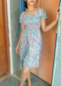 Urbanic Floral Cute Short Dress