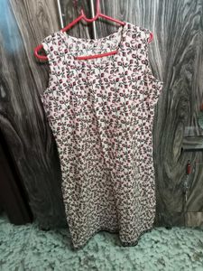 Floral Print Straight Kurta