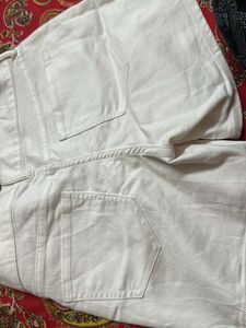 White Shorts Jeans