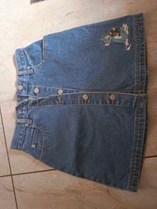 Girls Denim Skirt