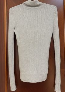 Cute Shimmery Turtle Neck Highly Stretch Skeevey