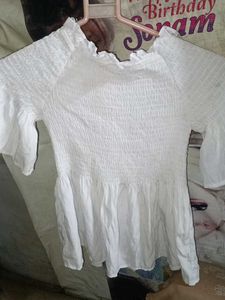 White Off-Shoulder Top