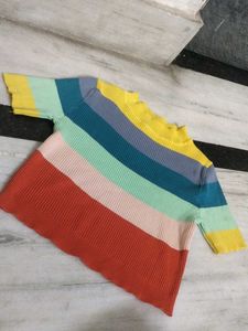 Multi Colour Crop Top