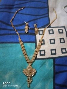 2 Necklace And 3 Earrings Pair Combo