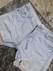 Denim Short Hotpants