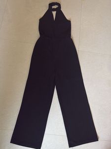 Beautiful Halter Neck Black jumpsuit - Size S