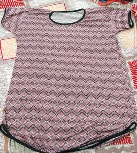 Patterned Casual T-Shirt