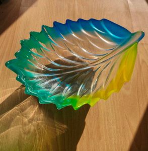 Mikasa Walther Glass Frosted Germany Display Bowl