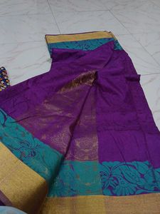 Beatiful Saree With Jeri Border
