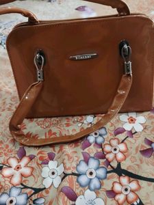 Brown B-Cherry Handbag