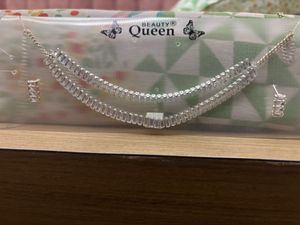 Sparkling Crystal Necklace &amp; Earring Set