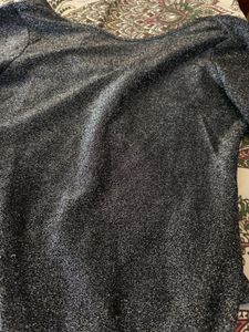 Sparkly Open-Back Bodysuit