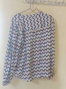 Geometric Print Top