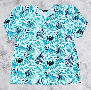 Women's Short Kurti Floral Hand Blocke Printed