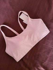 H&amp;M Light Pink Sport Bra /Size-S