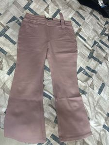 Mauve Flared Leg Pants