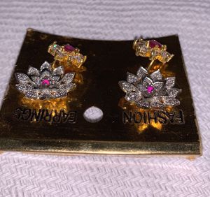 4 Pcs Diamond Jhumka