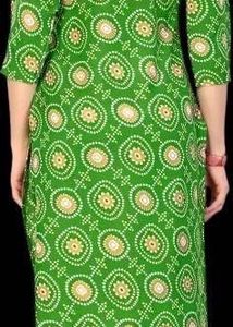 Women Printed Crepe Kurti
