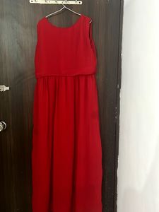 Red Sleeveless Dress