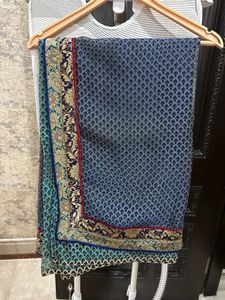 Designer Stylish Saree With Stitched Blouse