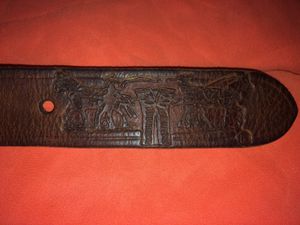 Levi’s Men OG Brown Leather Belt