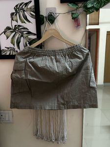 H&amp;M Poplin Parachute Skirt