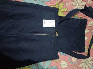 Navy Blue Woolen Maxi Dress New With Tag