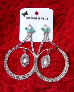 Big American Diamond Earrings