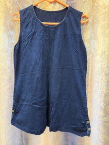 Lace Sheer Top with denim inner