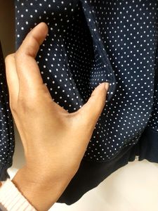 Navy Blue Full Sleeves Jacket