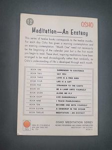 Osho Meditation - set of 5 books