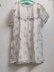 White Kurta Set