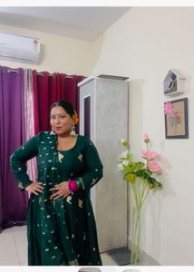 Emerald Green Anarkali Suit