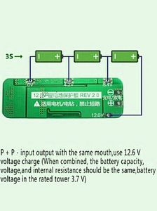3s BMS 20 Ampere