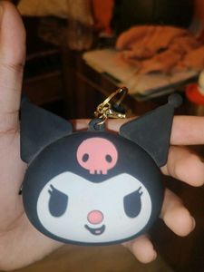Kuromi Coin Purse Keychain