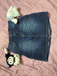 Denim Mini Skirt