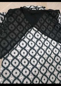 Stylish Black Jacket Kurta