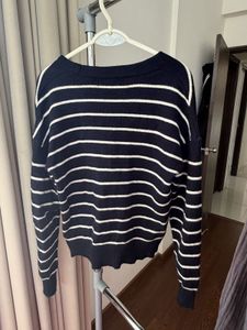 Striped Knit Cardigan