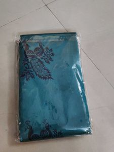 Art silk saree ,peacock print new with tag