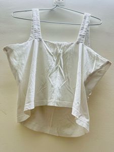 White Crop Top