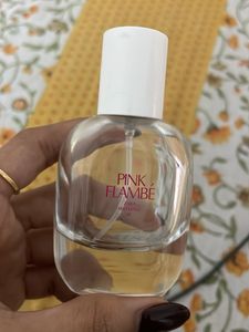 Zara Pink Flambe Perfume empty bottle