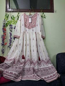 Elegant Embroidered Kurta Dress
