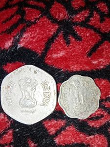 20 And Twenty Paise 1988, 1974 Rare Cois