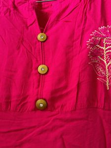 Pink Kurta Long
